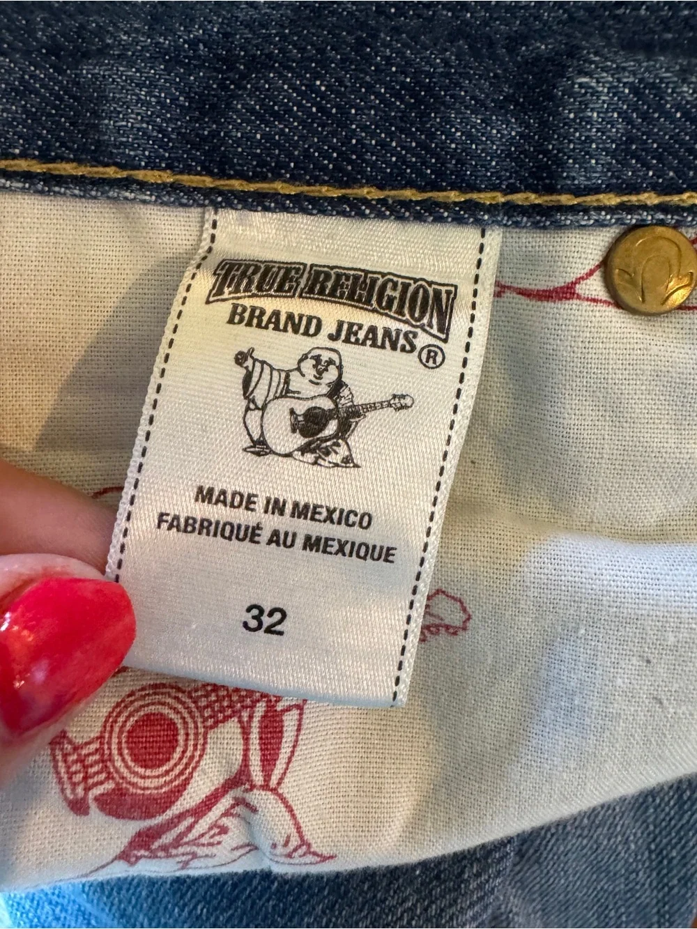 True Religion medium blue
